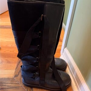 Elegant Black Over the Knee Boots